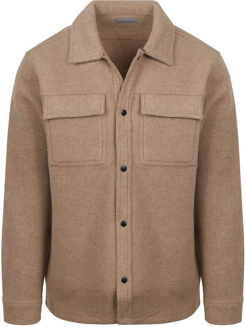 Suitable Overshirt Wool Blend Beige - Größe L von Suitable
