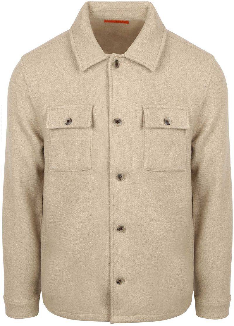 Suitable Overshirt Wool Blend Beige - Größe M von Suitable