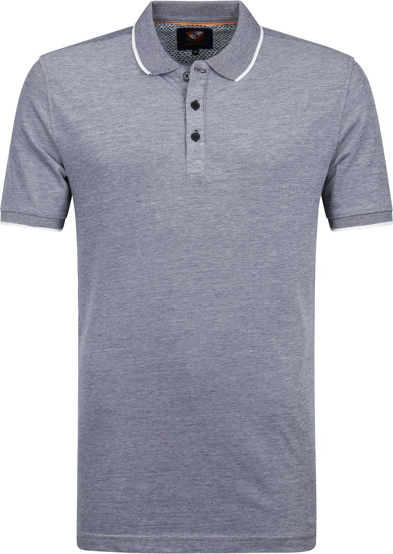 Suitable Oxford Polo Grau - Größe M von Suitable