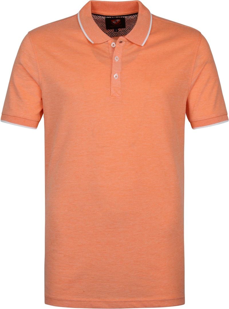 Suitable Oxford Polo Hell Orange - Größe L von Suitable