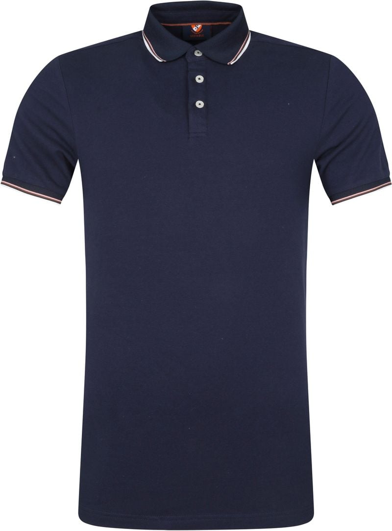 Suitable Poloshirt Jesse Dunkelblau - Größe XXL von Suitable