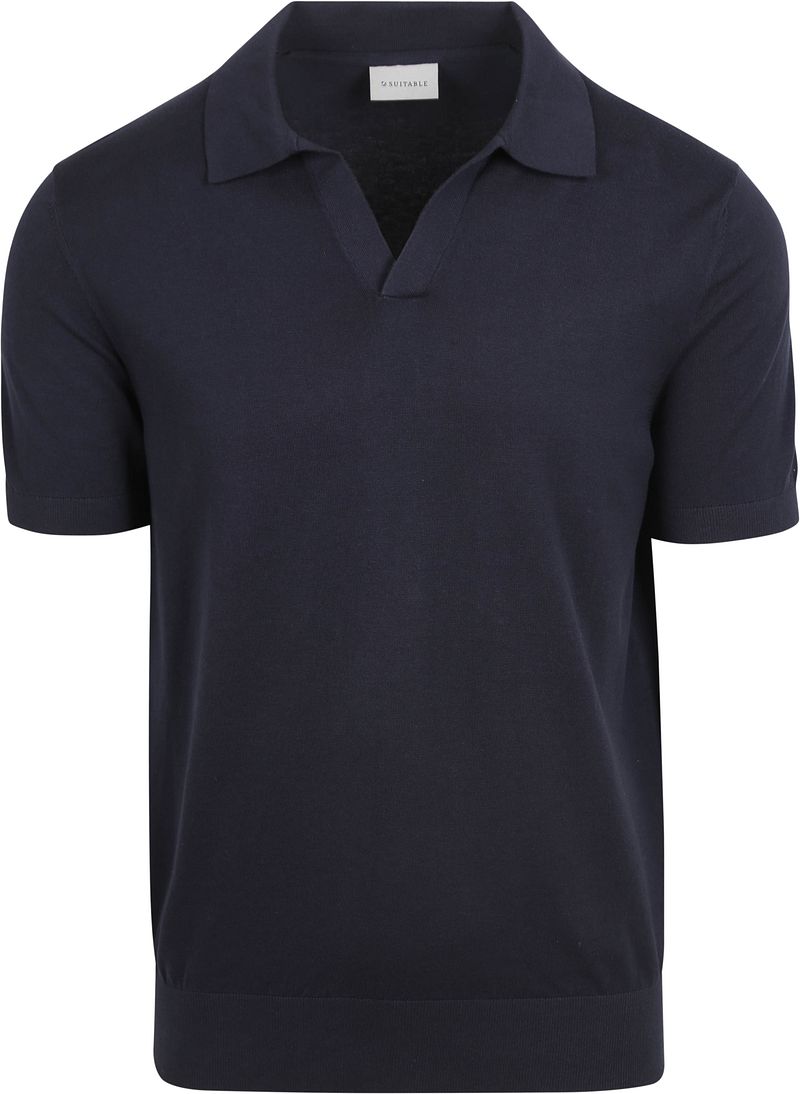 Suitable Poloshirt Riva Compact Navy - Größe M von Suitable