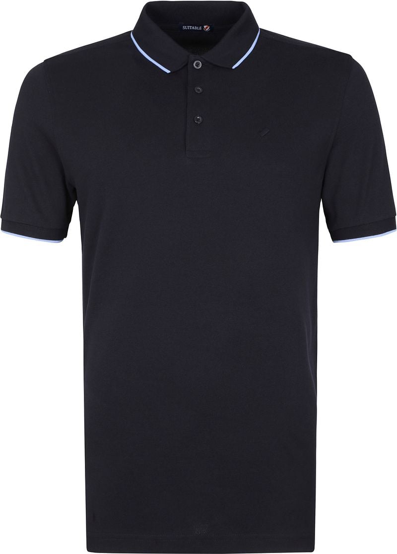 Suitable Poloshirt Tip Ferry Navy Blau - Größe L von Suitable