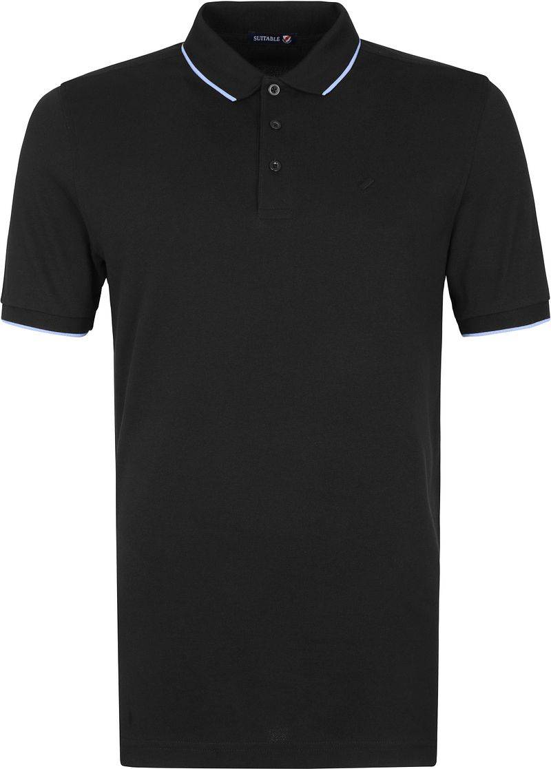 Suitable Poloshirt Tip Ferry Schwarz - Größe M von Suitable
