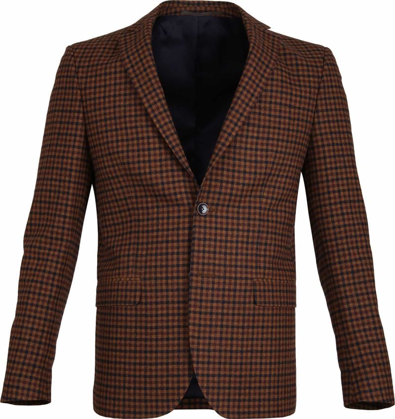 Suitable Prestige Blazer Tollegno Wool Blend Karo - Größe 48 von Suitable