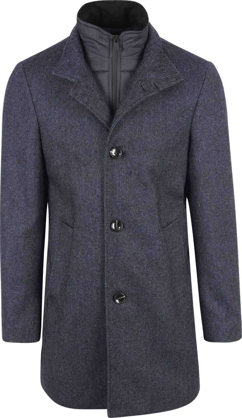 Suitable Prestige Hamburg Coat Dunkelblau - Größe 48 von Suitable