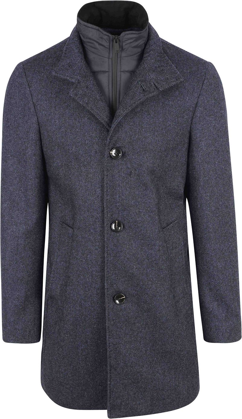 Suitable Prestige Hamburg Coat Dunkelblau - Größe 54 von Suitable