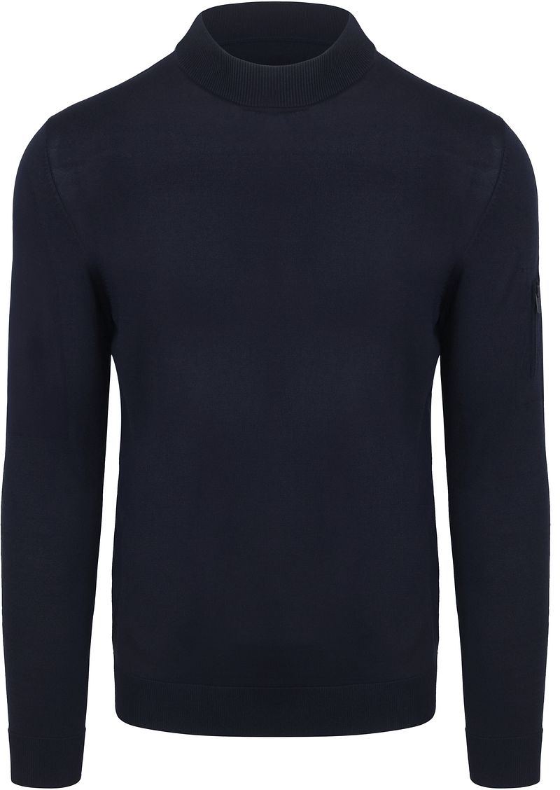 Suitable Pullover Cooldry Knit Turtleneck Navy - Größe XXL von Suitable