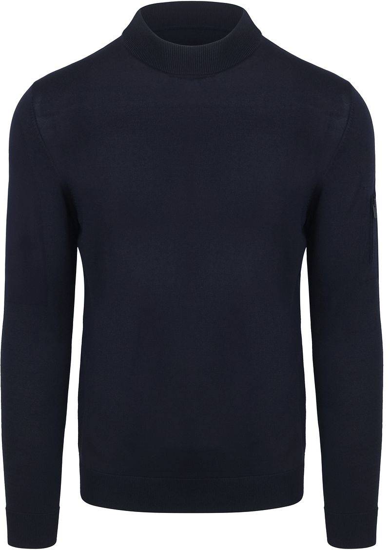 Suitable Pullover Cooldry Knit Turtleneck Navy - Größe XXL von Suitable