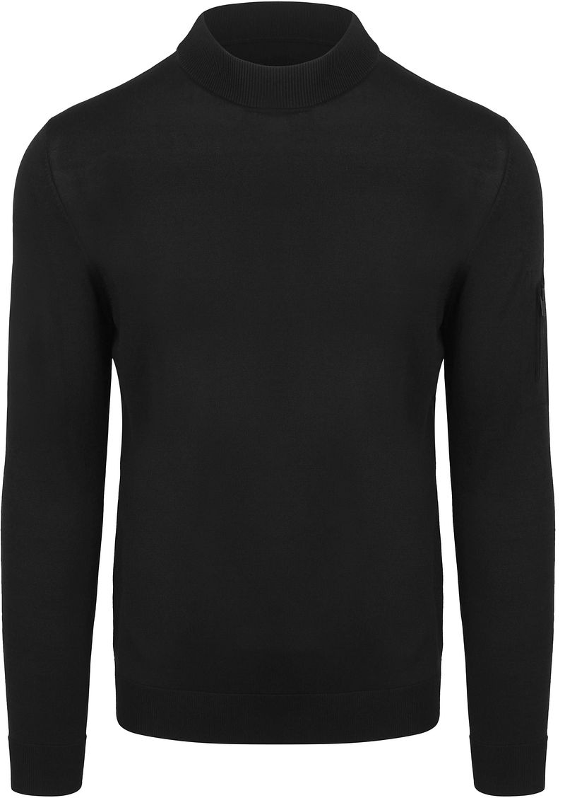 Suitable Pullover Cooldry Knit Turtleneck Schwarz - Größe XXL von Suitable