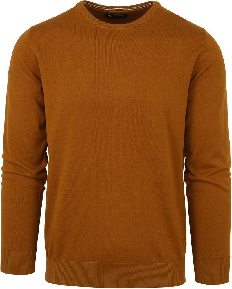 Suitable Oini Pullover O-Ausschnitt Ockergelb - Größe XXL von Suitable