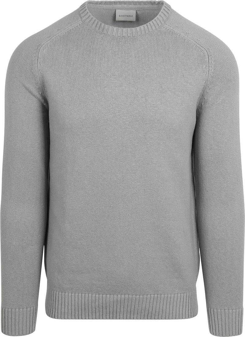 Suitable Pullover Raw Grau - Größe XXL von Suitable