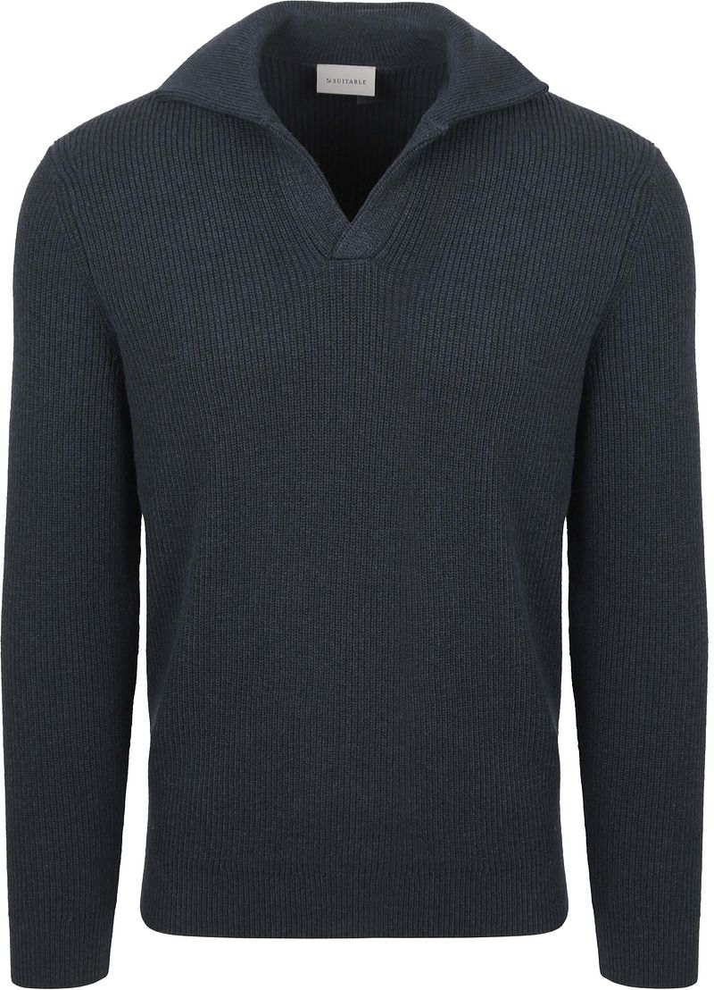 Suitable Pullover Riva Knit Navy - Größe L von Suitable