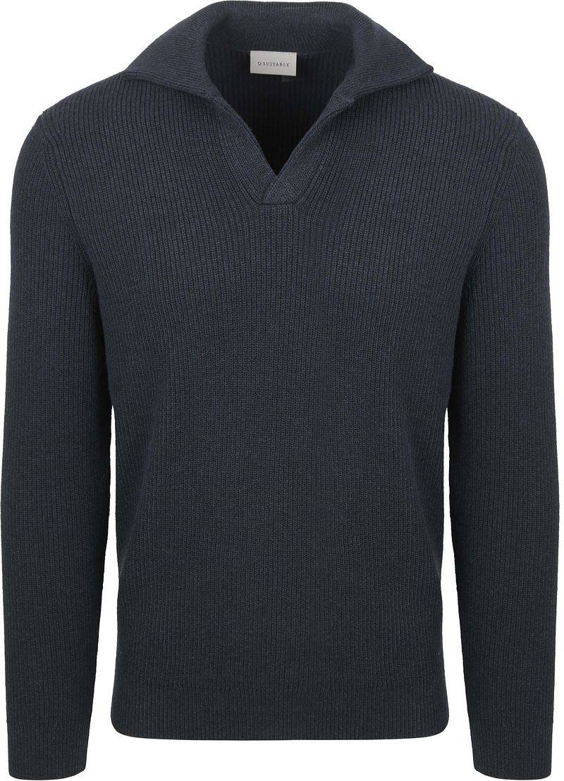 Suitable Pullover Riva Knit Navy - Größe S von Suitable