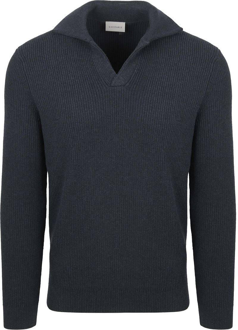 Suitable Pullover Riva Knit Navy - Größe XXL von Suitable