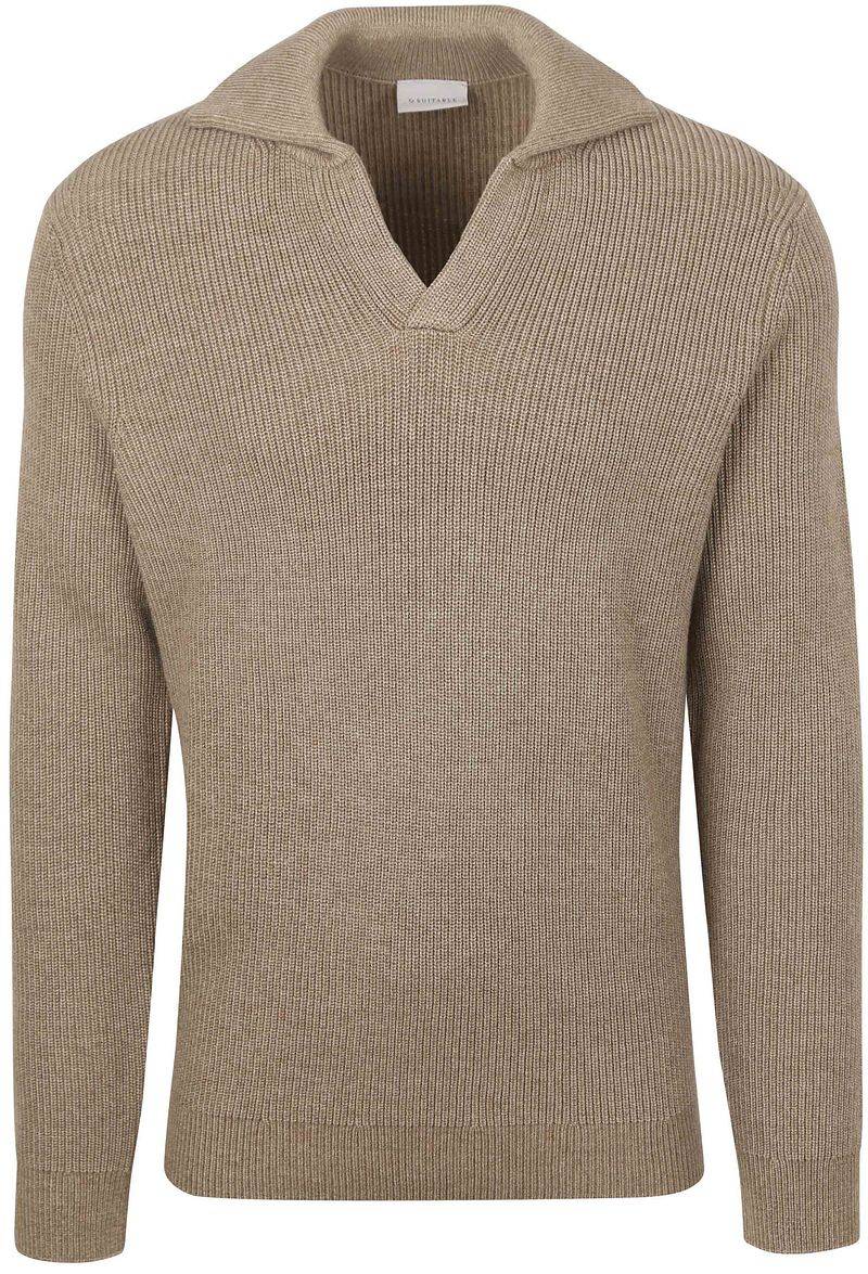 Suitable Pullover Riva Knit Taupe - Größe L von Suitable