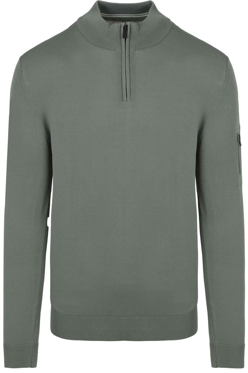 Suitable Race Half Zip Pullover Grün - Größe M von Suitable