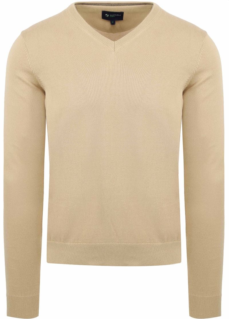 Suitable Respect Bio-Baumwolle Pullover Vinir Beige - Größe 3XL von Suitable