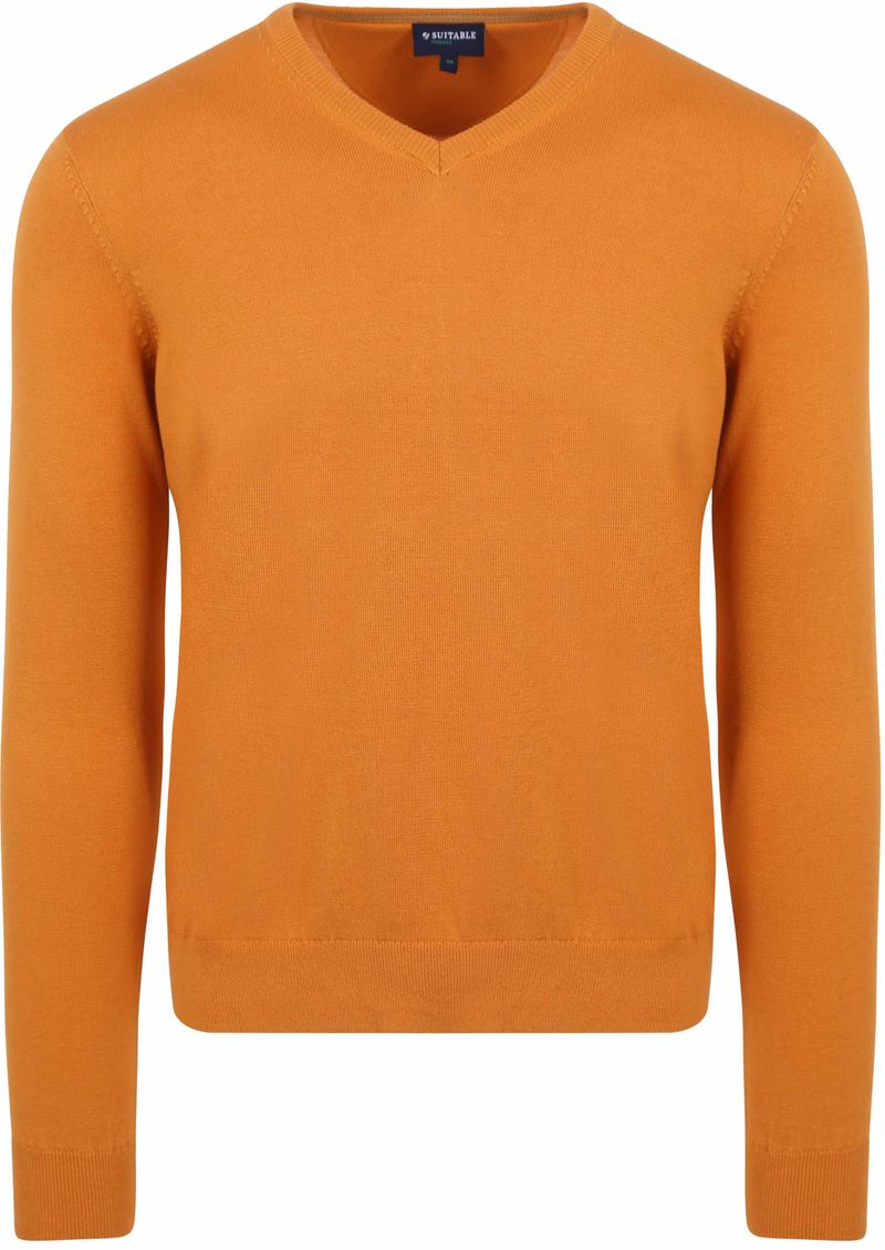 Suitable Respect Bio-Baumwolle Pullover Vinir Orange - Größe XXL von Suitable