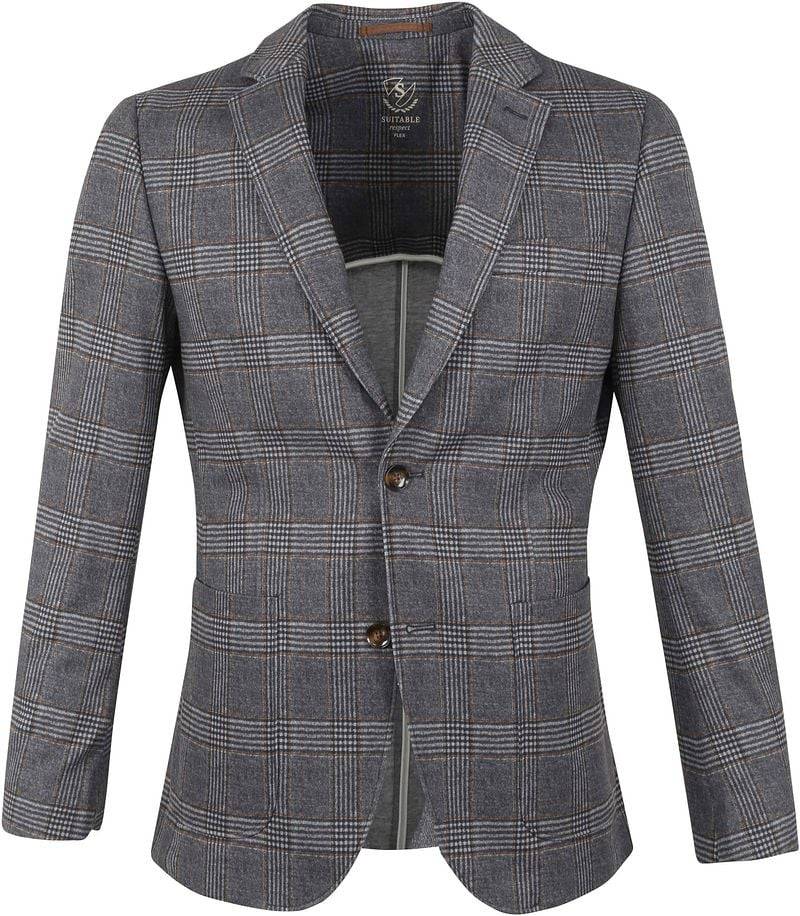 Suitable Respect Blazer Jersey PdG Flex Grau - Größe 50 von Suitable