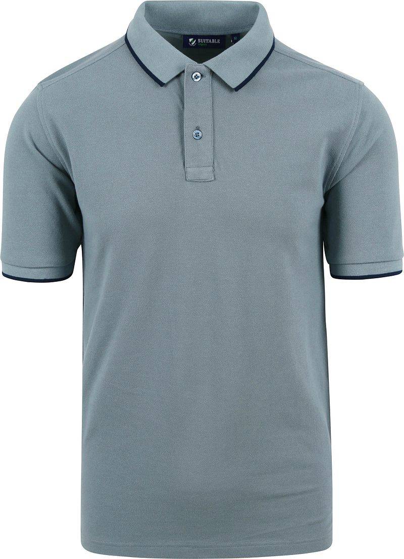 Suitable Respect Poloshirt Tip Ferry Steel Grün - Größe S von Suitable
