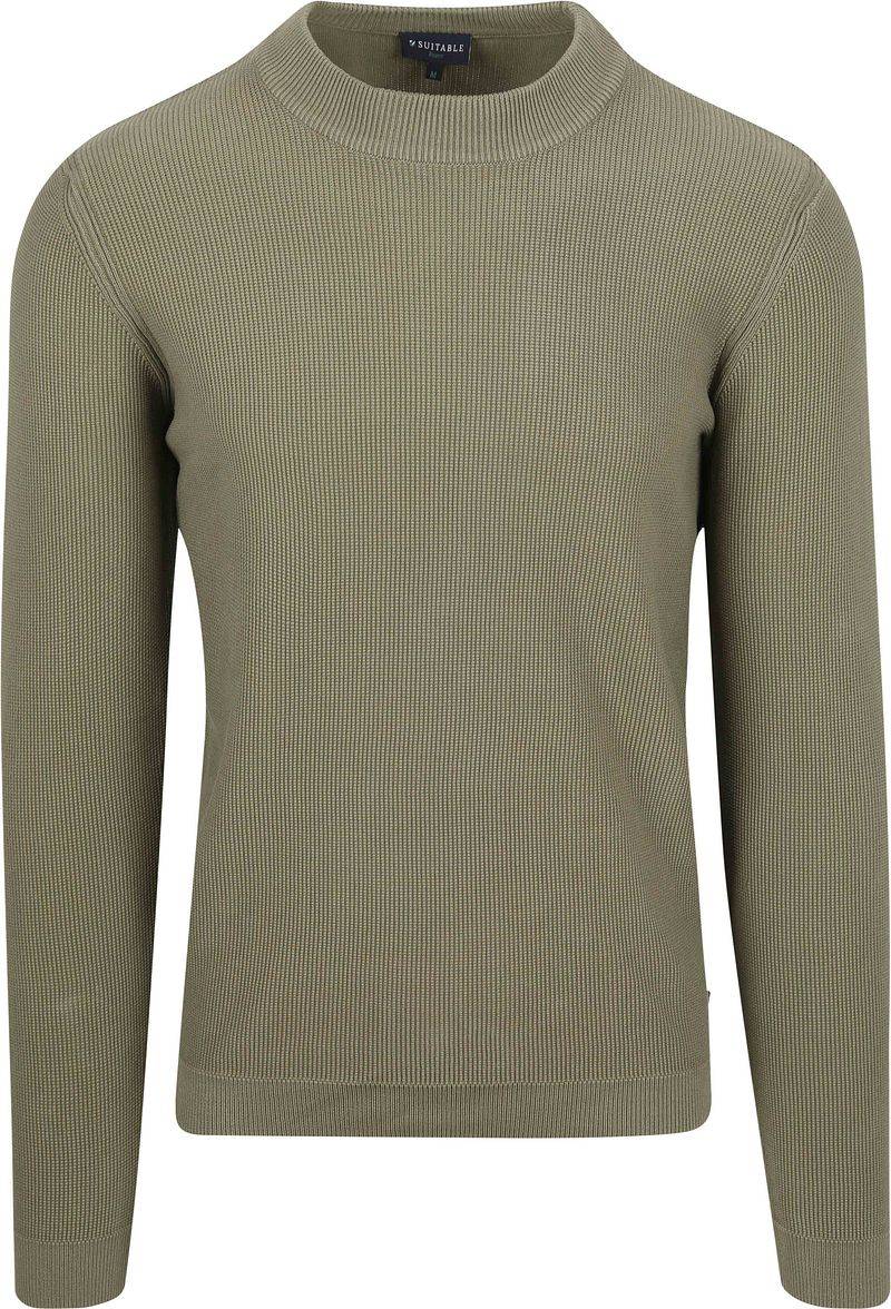 Suitable Respect Pullover Mamase Mid Grün - Größe M von Suitable