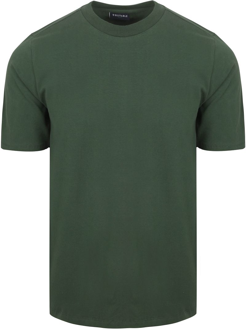 Suitable Respect T-shirt Hi Dunkelgrün - Größe XL von Suitable