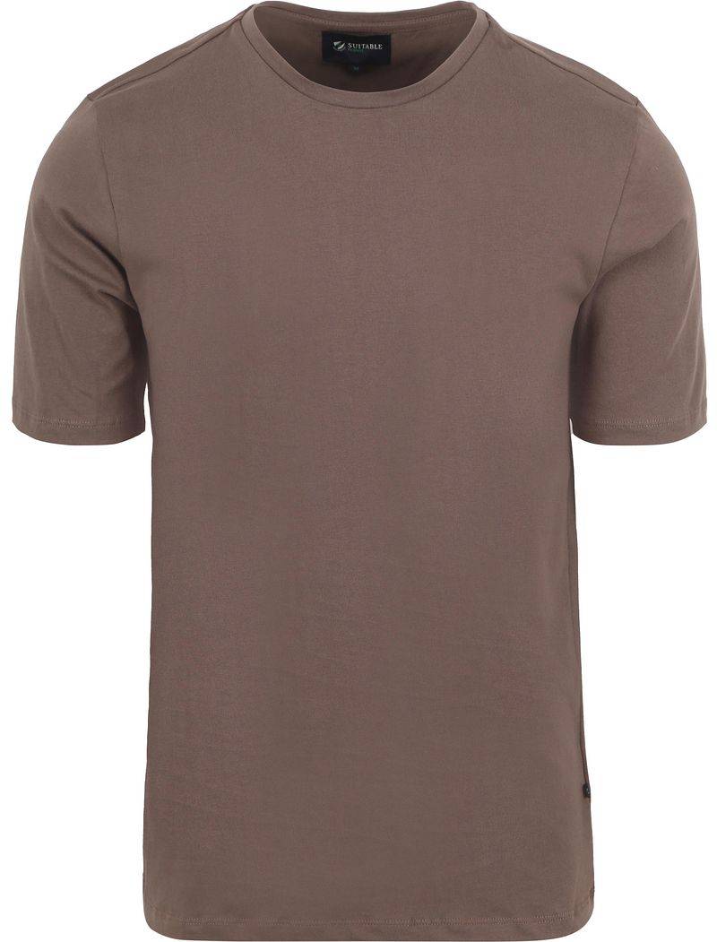 Suitable Respect T-shirt Jim Taupe - Größe S von Suitable