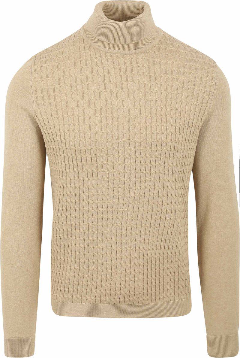 Suitable Rollkragen Cable Beige - Größe L Suitable Rollkragen Cable Beige - Größe L von Suitable