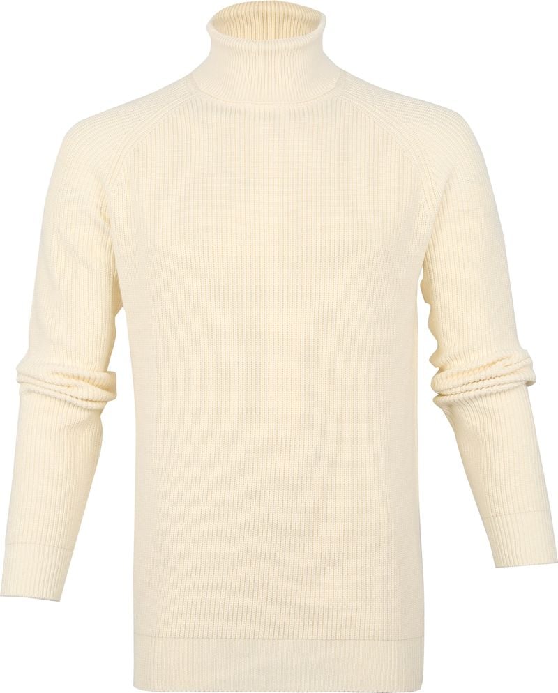 Suitable Lunf Rollkragenpullover Off White - Größe L von Suitable