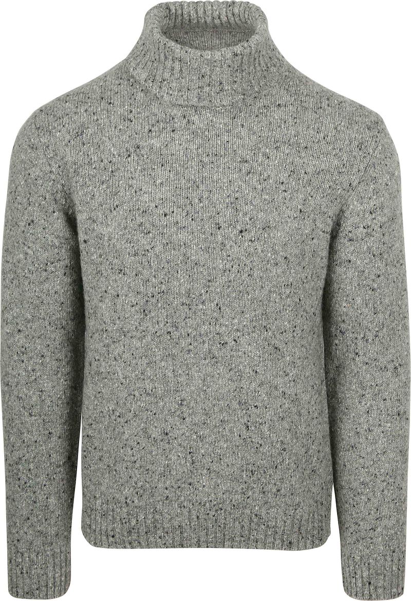 Suitable Rollkragenpullover Donnegal Tweed Eco Wool Grau - Größe L von Suitable