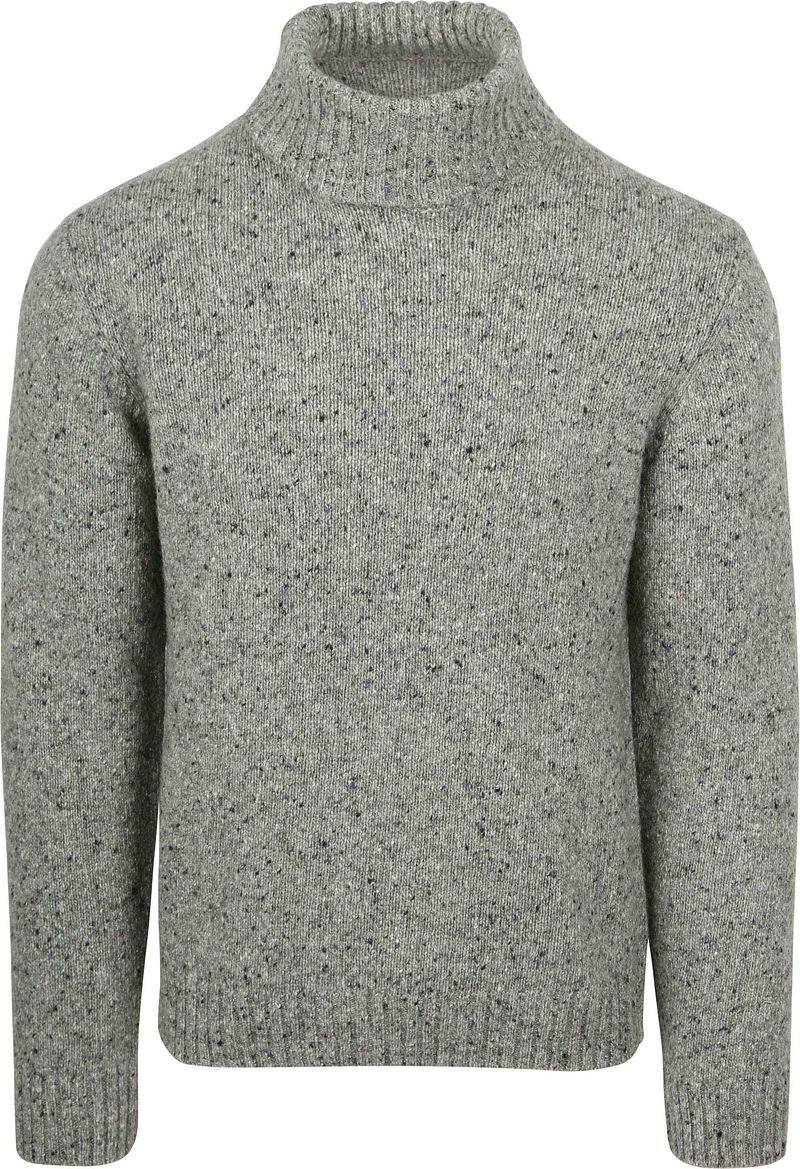 Suitable Rollkragenpullover Donnegal Tweed Eco Wool Grau - Größe M von Suitable
