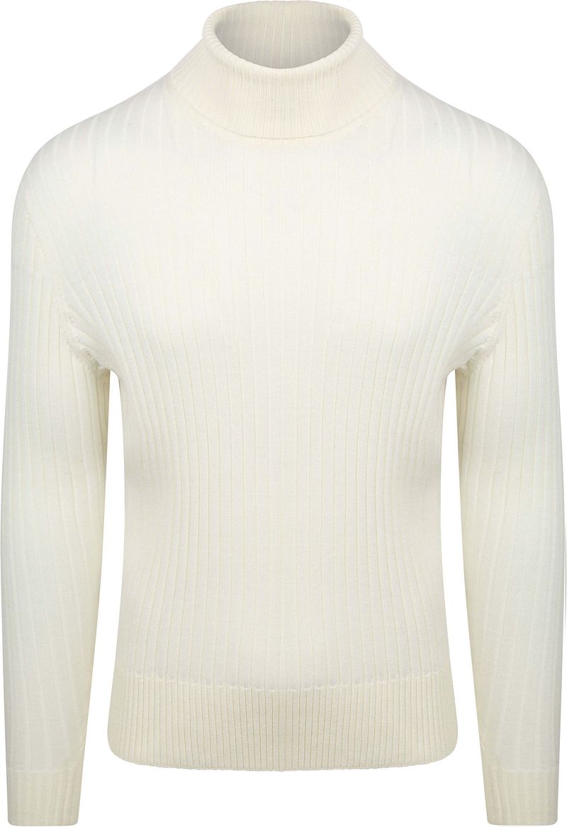 Suitable Rollkragenpullover Rib Merino Off White - Größe L Suitable Rollkragenpullover Rib Merino Off White - Größe L von Suitable