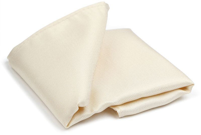 Suitable Seide Einstecktuch Ecru - von Suitable