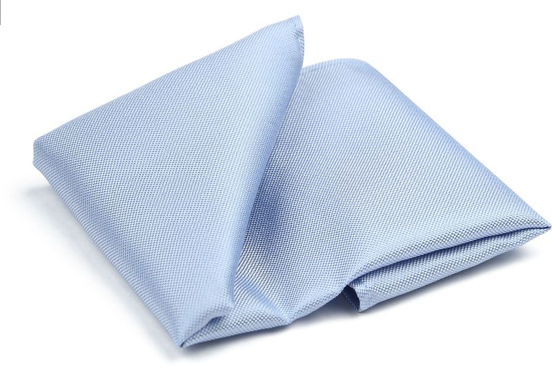Suitable Seide Einstecktuch Hellblau - von Suitable