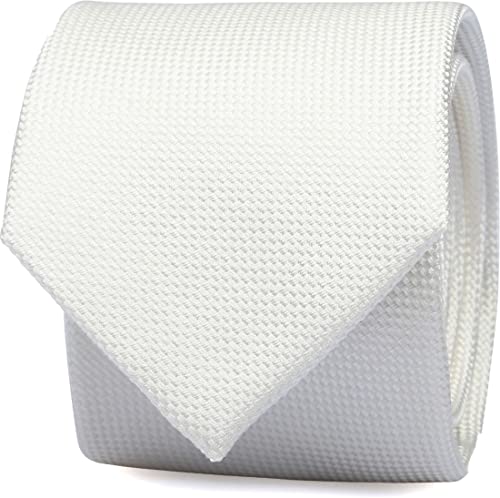 Suitable Seide Krawatte Off-White - Herren - Bekleidung - von Suitable