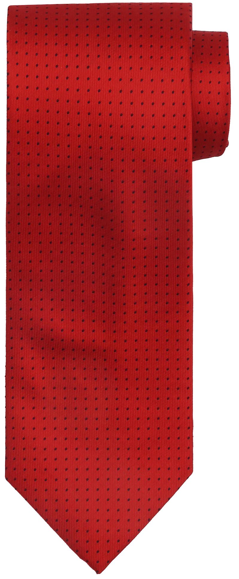 Suitable Seide Krawatte Punkte Rot  - von Suitable