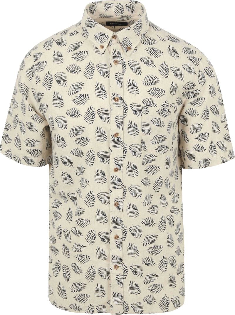 Suitable Short Sleeve Hemd Leinen Sheng Blau - Größe XXL von Suitable