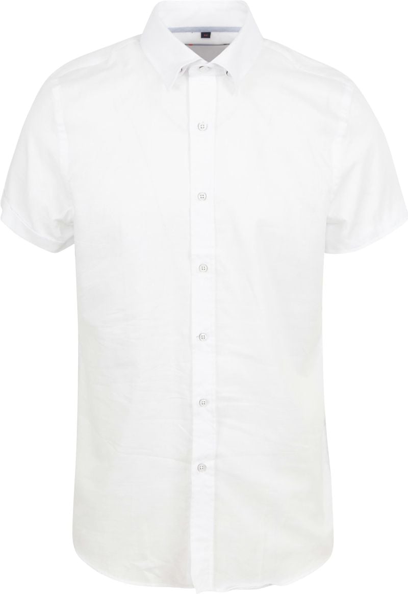 Suitable Short Sleeve Hemd Leinen Weiß - Größe XXL von Suitable