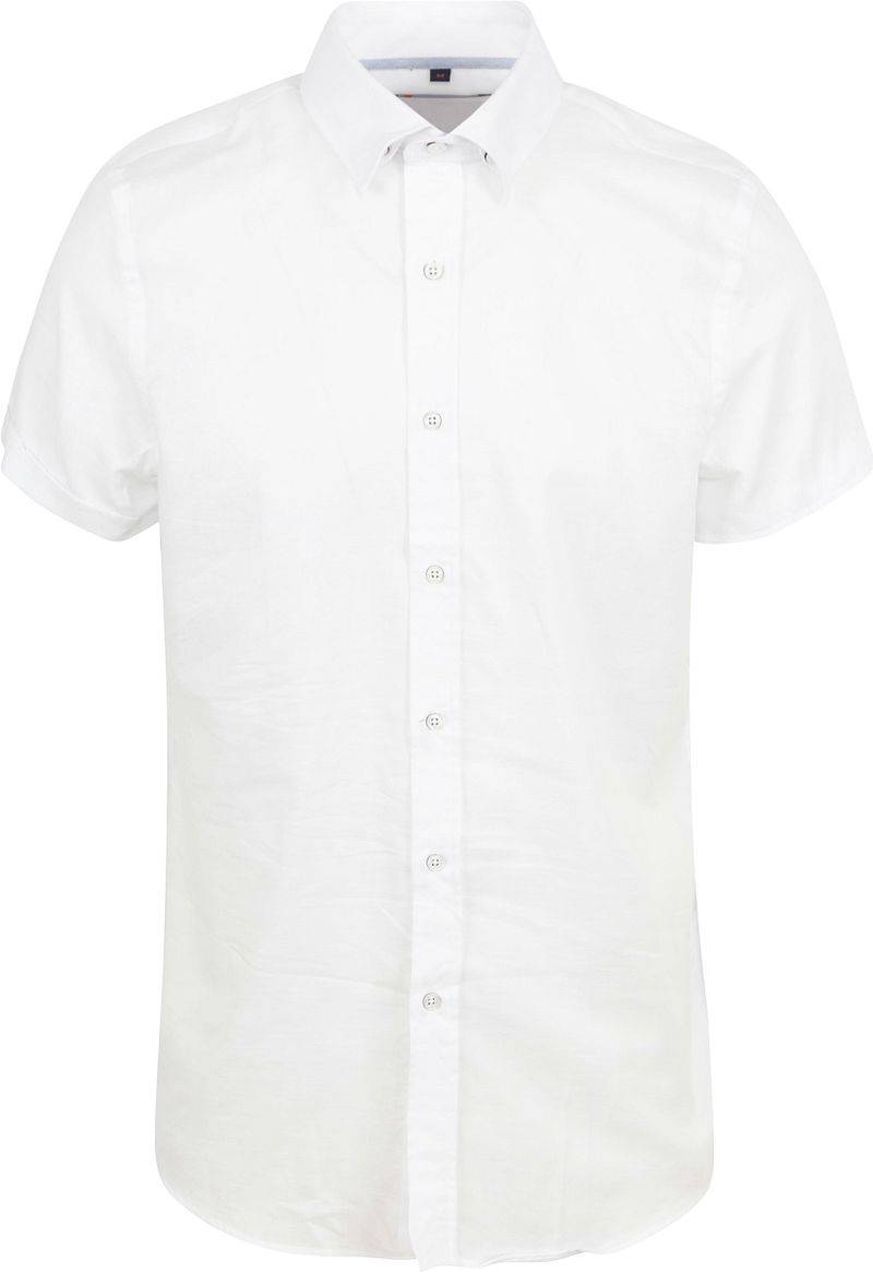 Suitable Short Sleeve Hemd Leinen Weiß - Größe XXL von Suitable