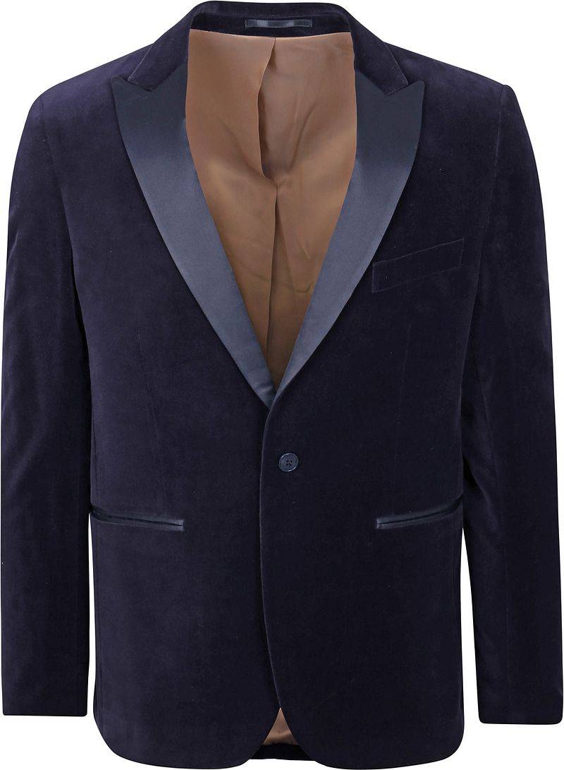 Suitable Smoking Blazer Velvet Navy - Größe 102 von Suitable