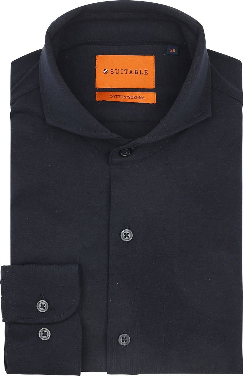 Suitable Sorona Hemd Navyblau - Größe 38 von Suitable
