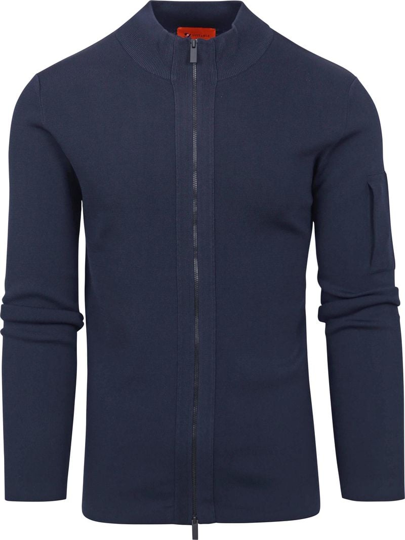 Suitable Strickjacke Curtis Navy - Größe L von Suitable