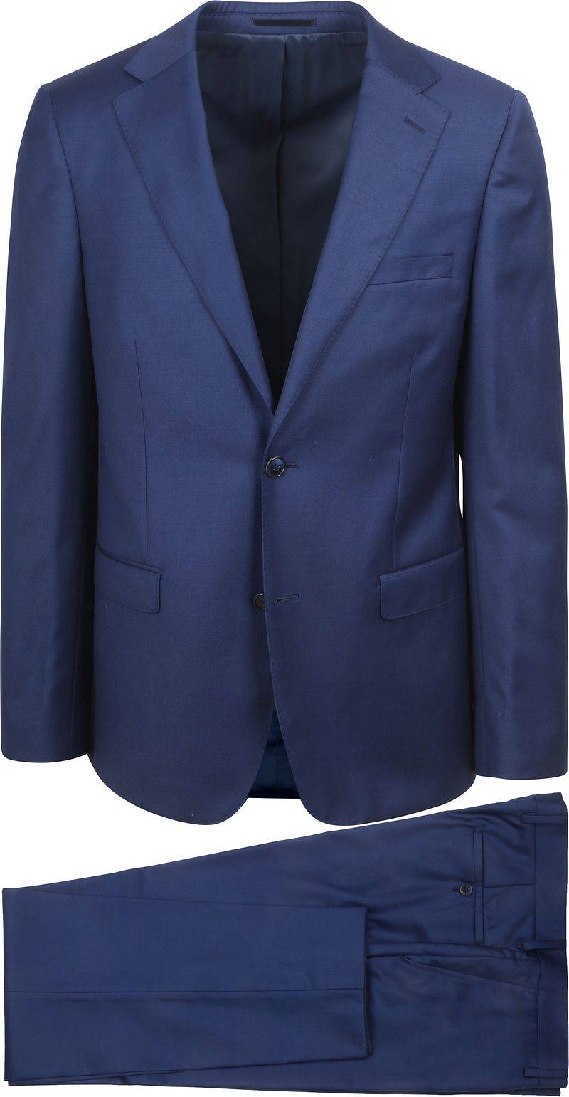 Suitable Suit Wool Royal Blau - Größe 48 von Suitable