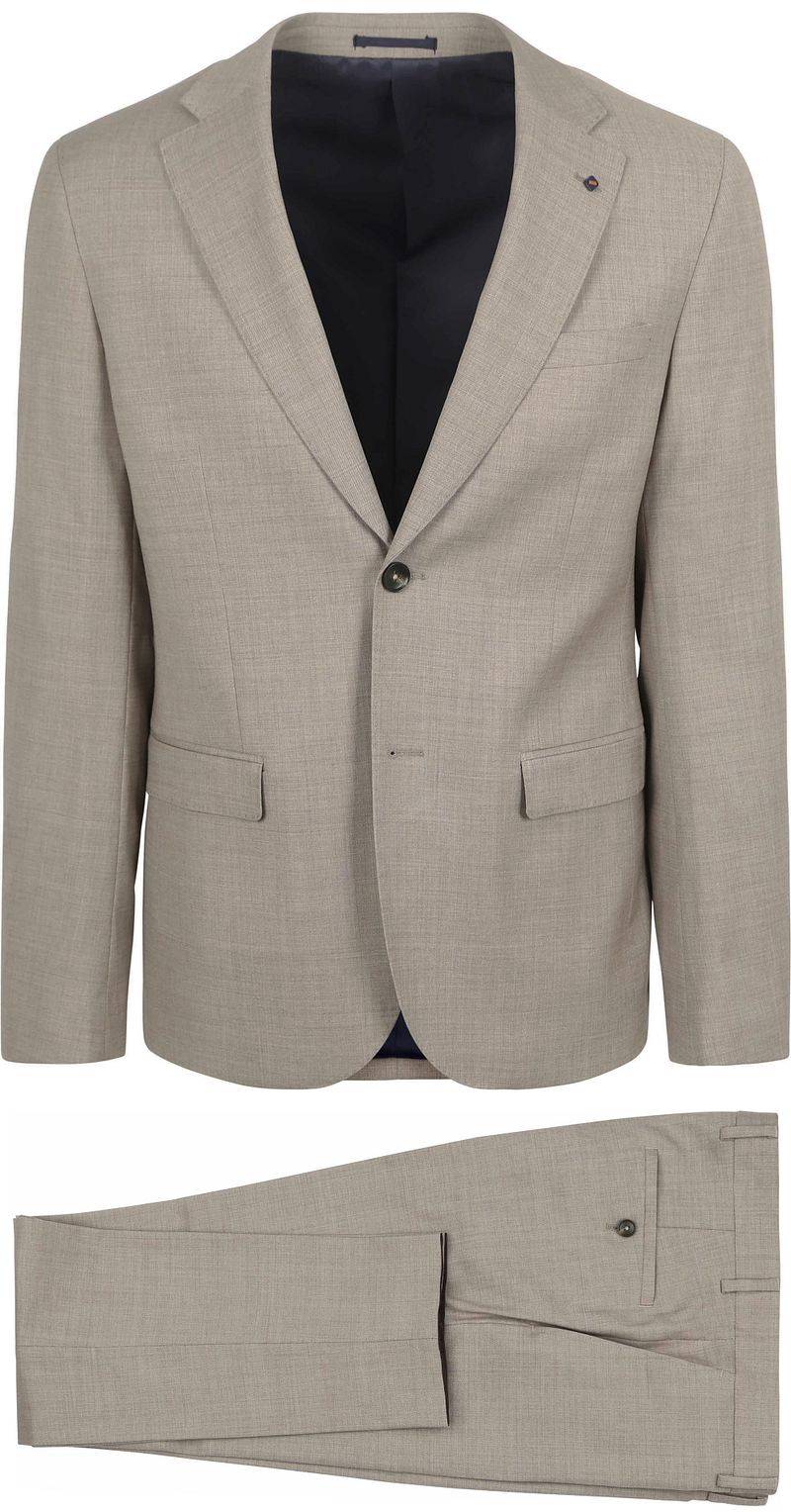 Suitable Toulon Suit Wool Greige - Größe 52 von Suitable