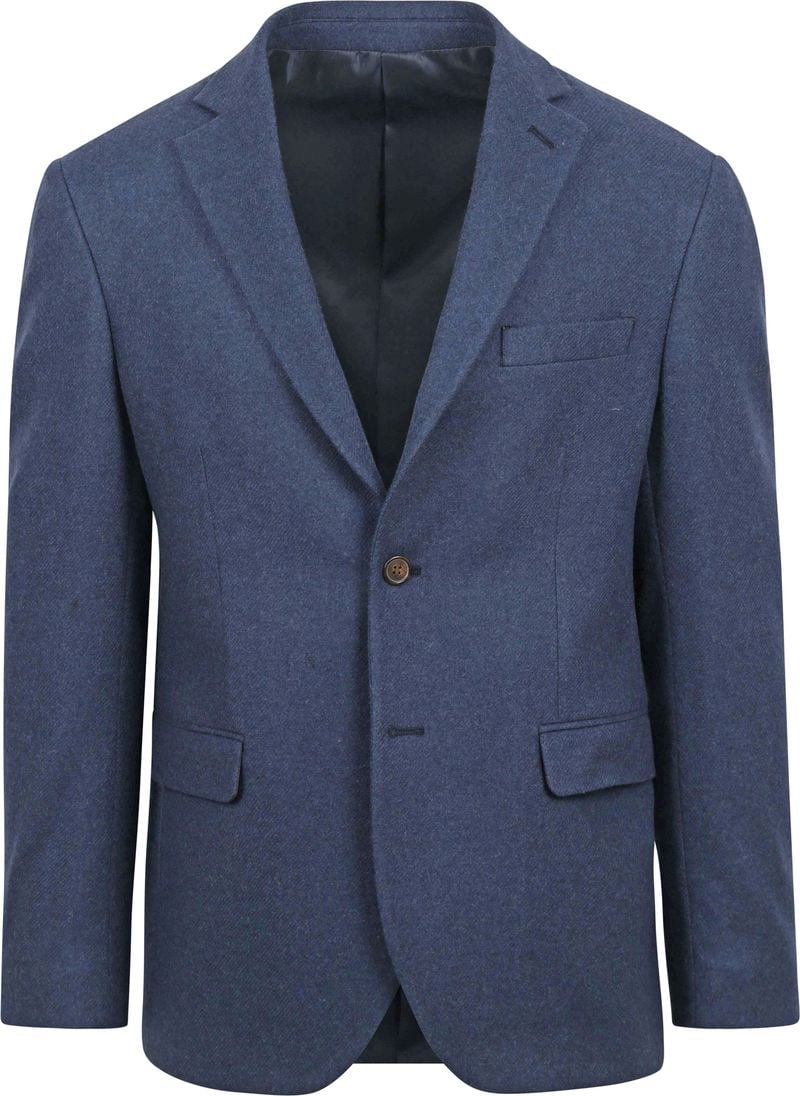 Suitable Tweed Blazer Mid-Blau - Größe 48 von Suitable