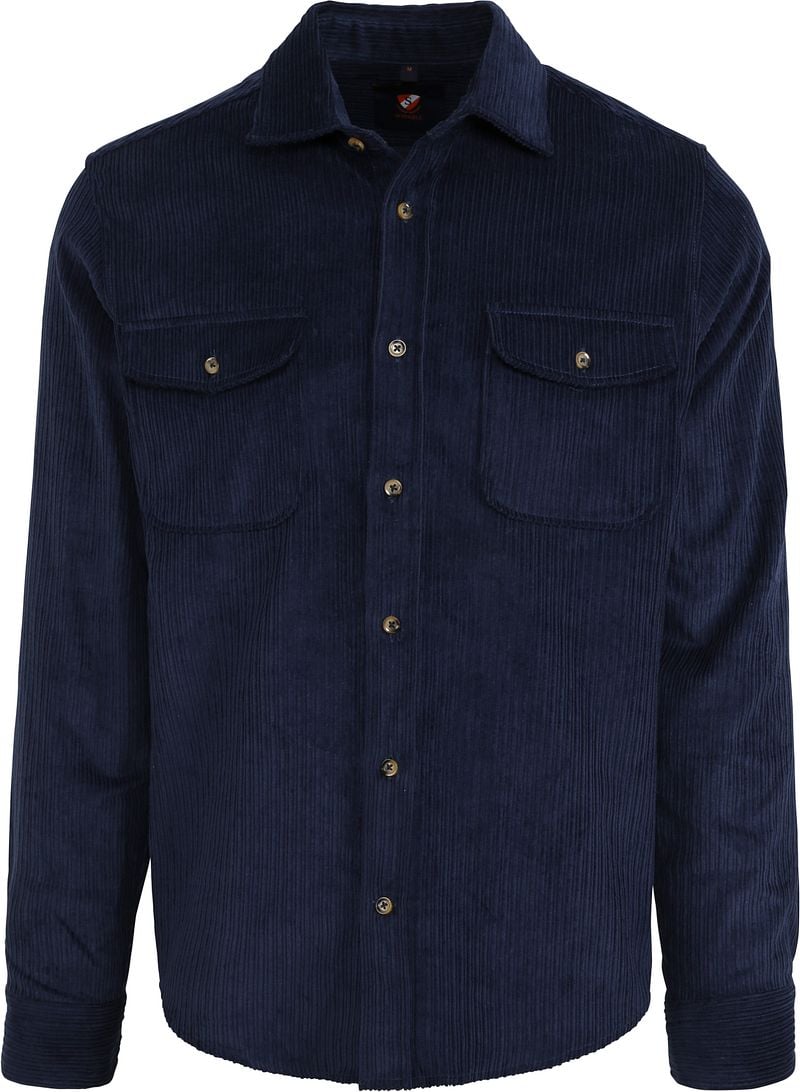 Suitable Überhemd Corduroy Navy - Größe XL von Suitable