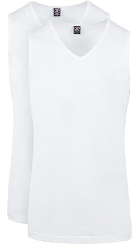 Suitable Viless T-Shirt ärmeloss Weiß 2-Pack - Grösse XXL - Herren - Bekleidung - Modern-fit - Nachhaltig - Suitable Viless T-Shirt ärmeloss Weiß 2-Pack - Grösse XXL - Herren - Bekleidung - Modern-fit - Nachhaltig - von Suitable