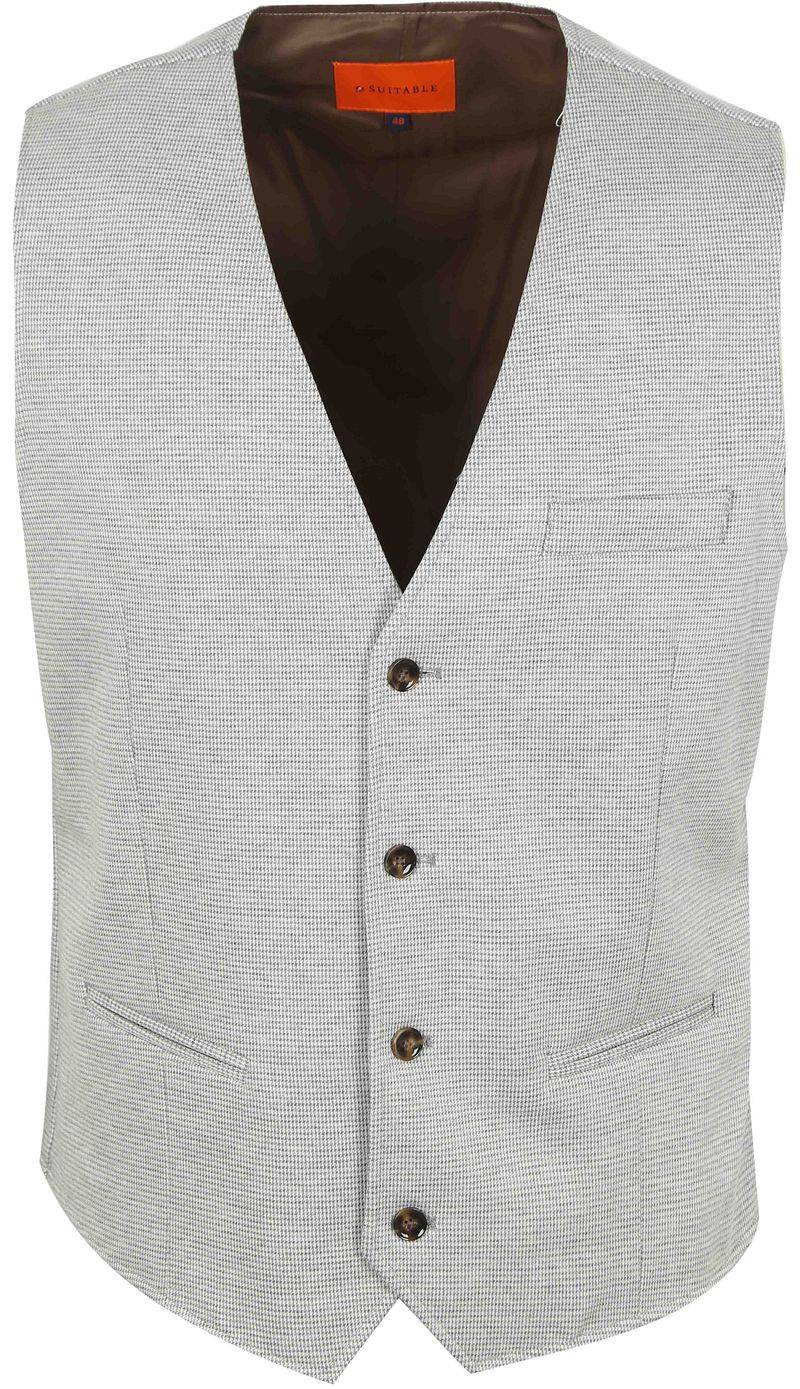 Suitable Weste Kris Mist Grau - Größe 50 von Suitable