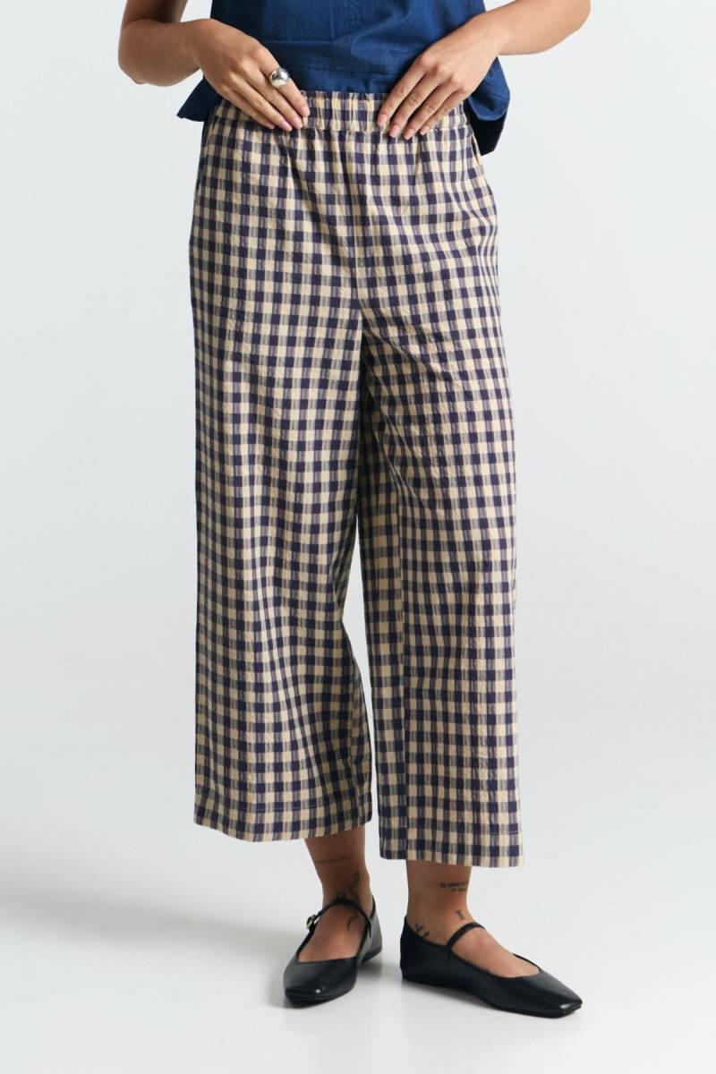 Hose Santa Check Blau von Suite13lab